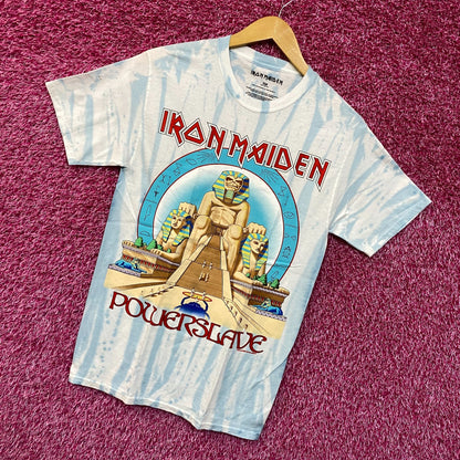 Iron Maiden Powerslave Album Art Heavy Metal Band Tie Dye S