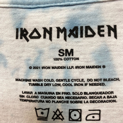 Iron Maiden Powerslave Album Art Heavy Metal Band Tie Dye S