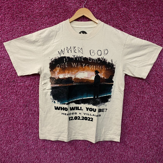 Metro Boomin Heroes & Villains Who Will You Be T-Shirt Medium