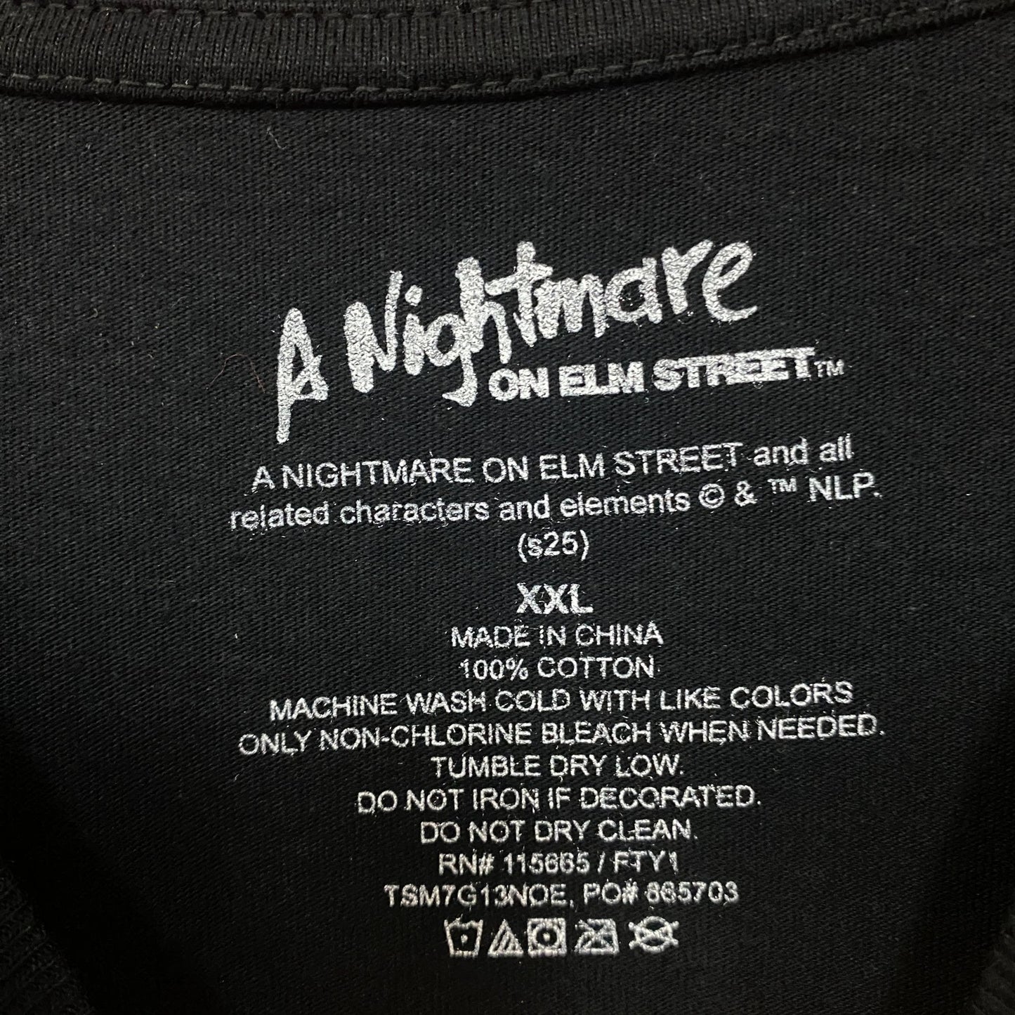 Freddy Krueger A Nightmare on Elm Street Horror Movie T-Shirt 2XL