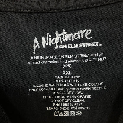 Freddy Krueger A Nightmare on Elm Street Horror Movie T-Shirt 2XL