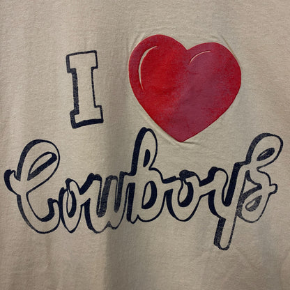 Junk Food Clothing I Love Cowboys Graphic T-Shirt XL