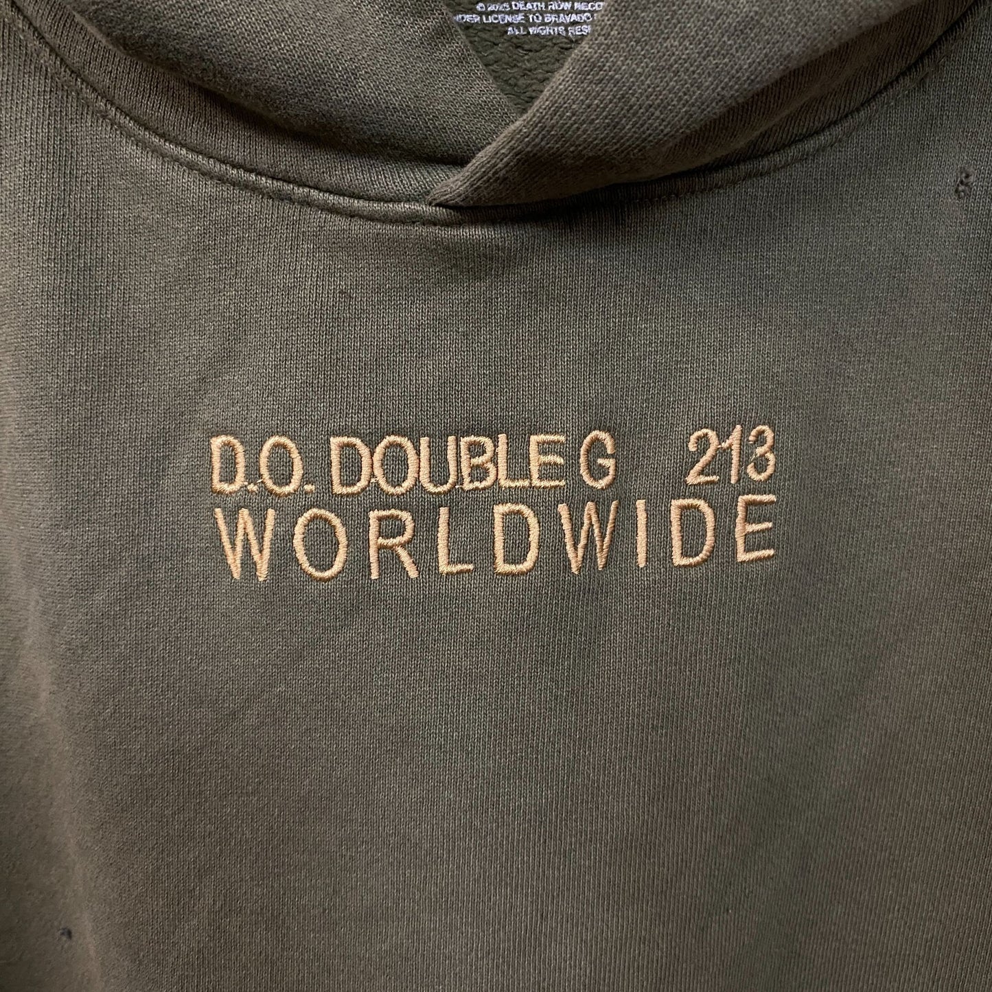 Snoop Dogg DO. Double G 213 World Wide Hoodie Size Large