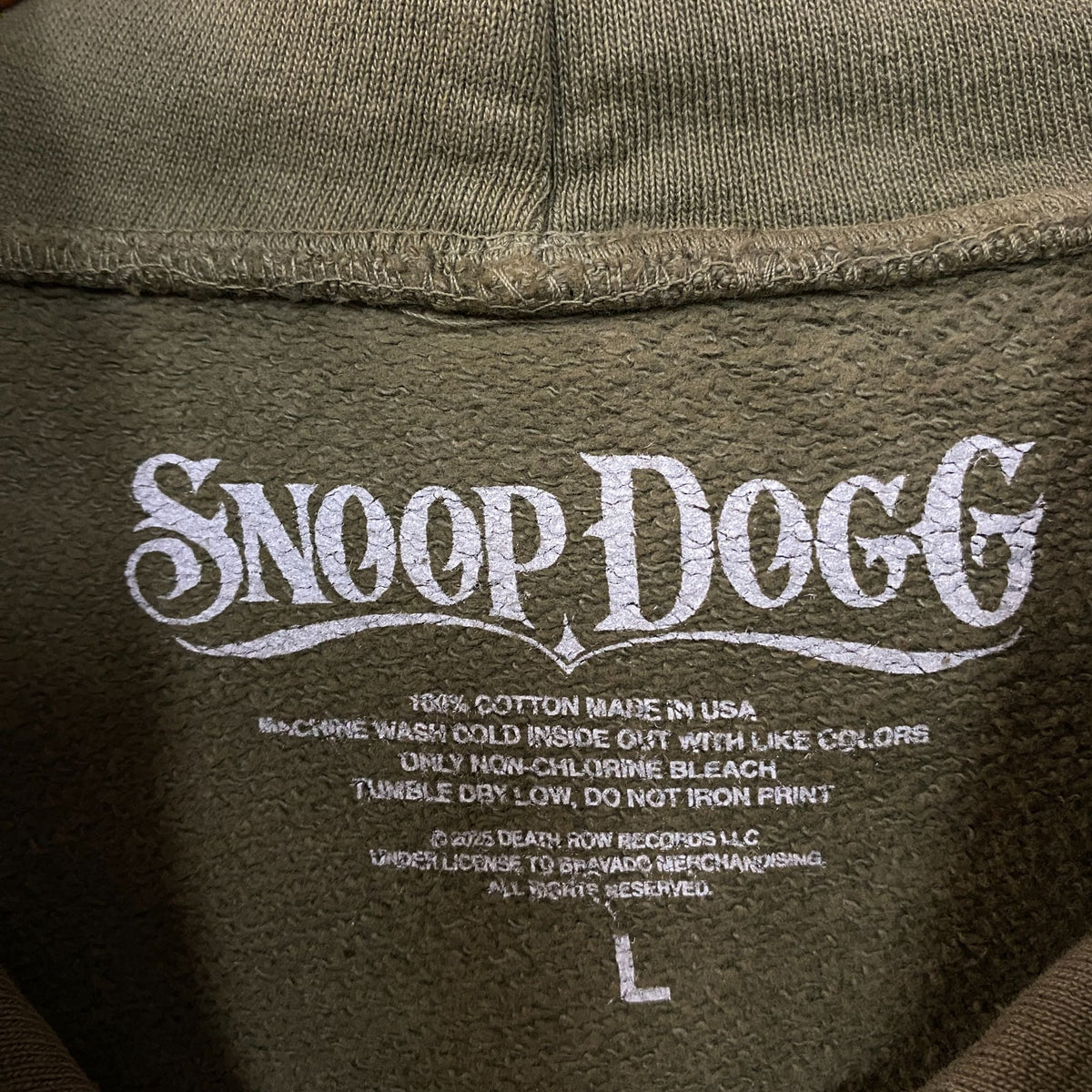 Snoop Dogg DO. Double G 213 World Wide Hoodie Size Large