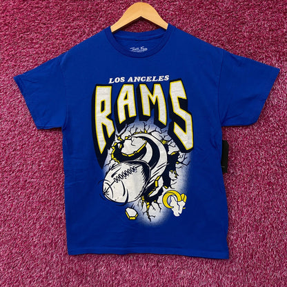 Junk Food NFL Los Angeles Rams Break Through T-Shirt Small