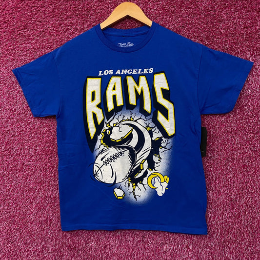 Junk Food NFL Los Angeles Rams Break Through T-Shirt Small