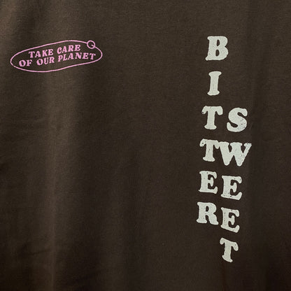 Bittersweet Take Care Of Our Planet Oversized Graphic T-Shirt Small