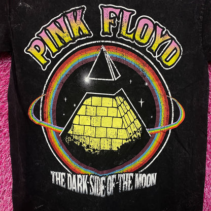Pink Floyd The Dark Side of the Moon Mineral Wash Tshirt size Small