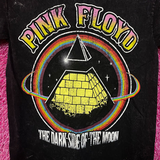 Pink Floyd The Dark Side of the Moon Mineral Wash Tshirt size Small