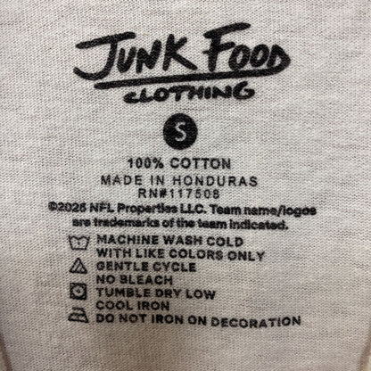Junk Food Clothing Miami Dolphins Faded Retro Style Graphic T-Shirt Small