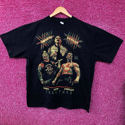 WWE "Then. Now. Forever. Together." Dom, Rey, Eddie Boxy T-Shirt XL