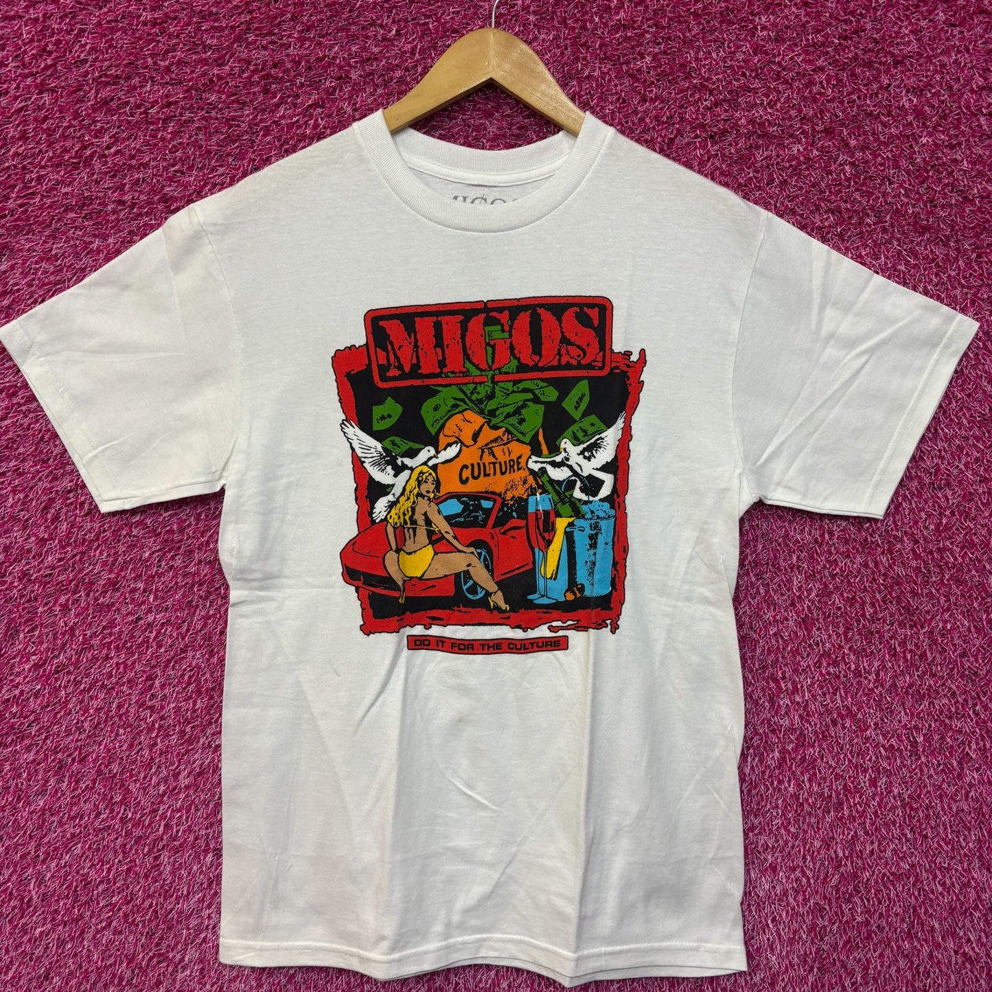 Migos culture rap tee size medium