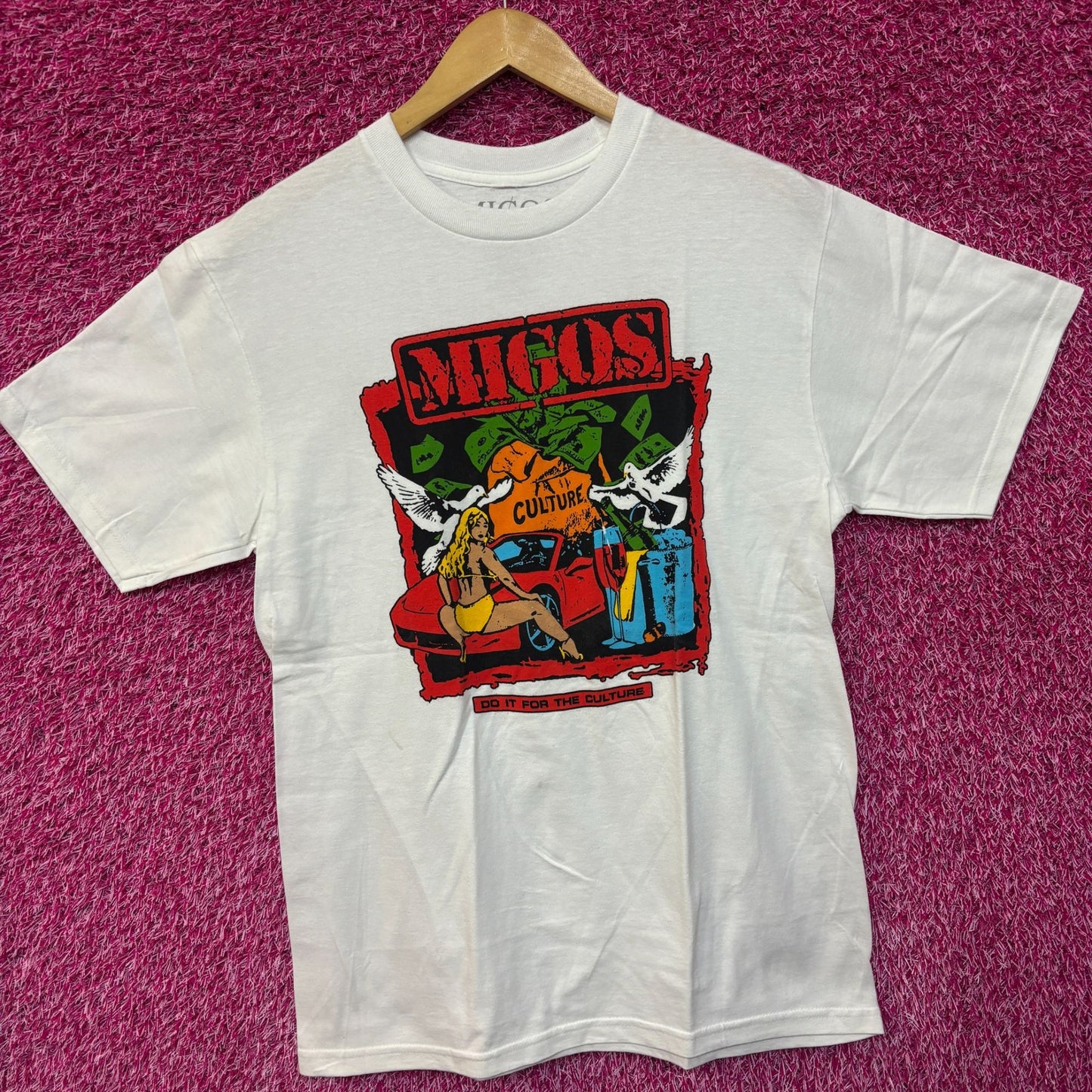 Migos culture rap tee size medium