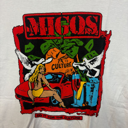 Migos culture rap tee size medium