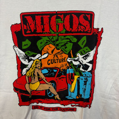 Migos culture rap tee size medium