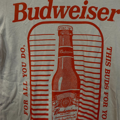Junk Food Clothing Budweiser "This Bud's For You" Retro Style Tee XS