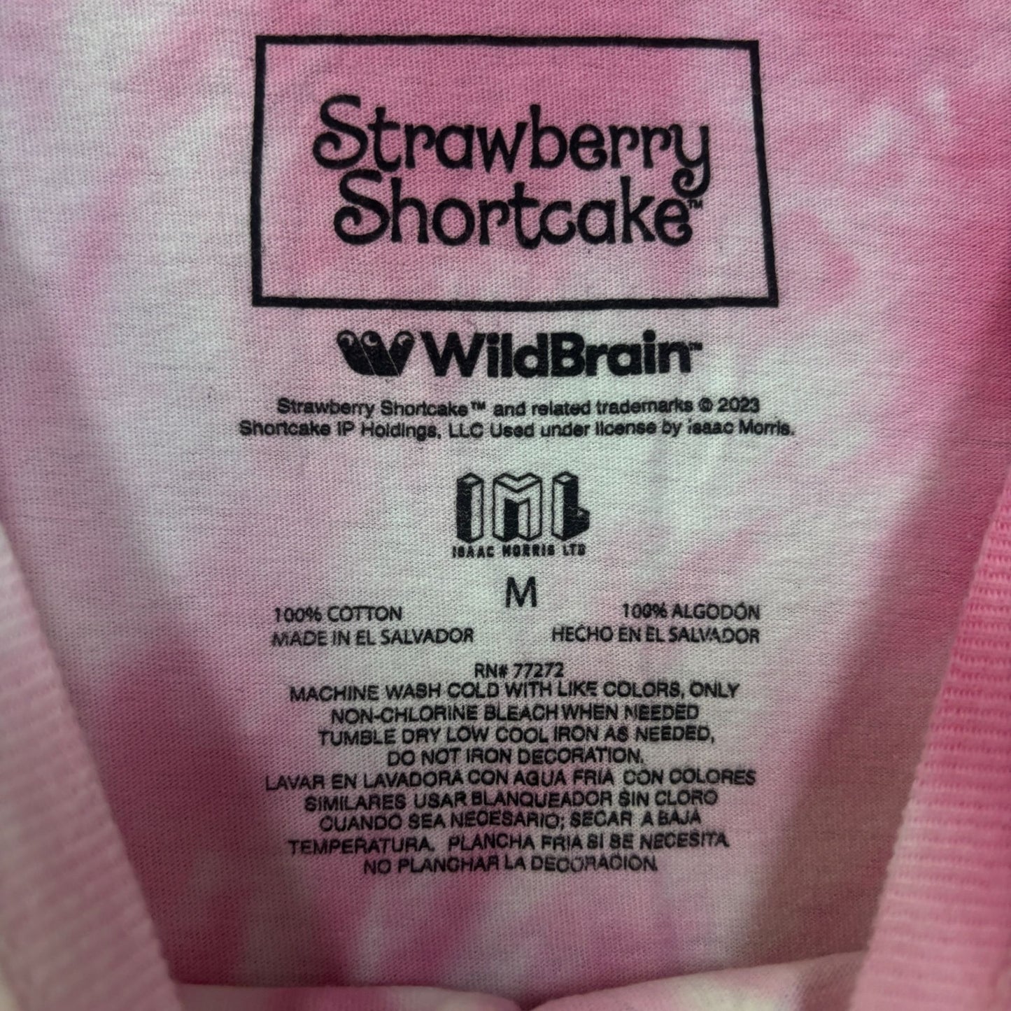 Strawberry Shortcake and Custard tiedye T-shirt size medium