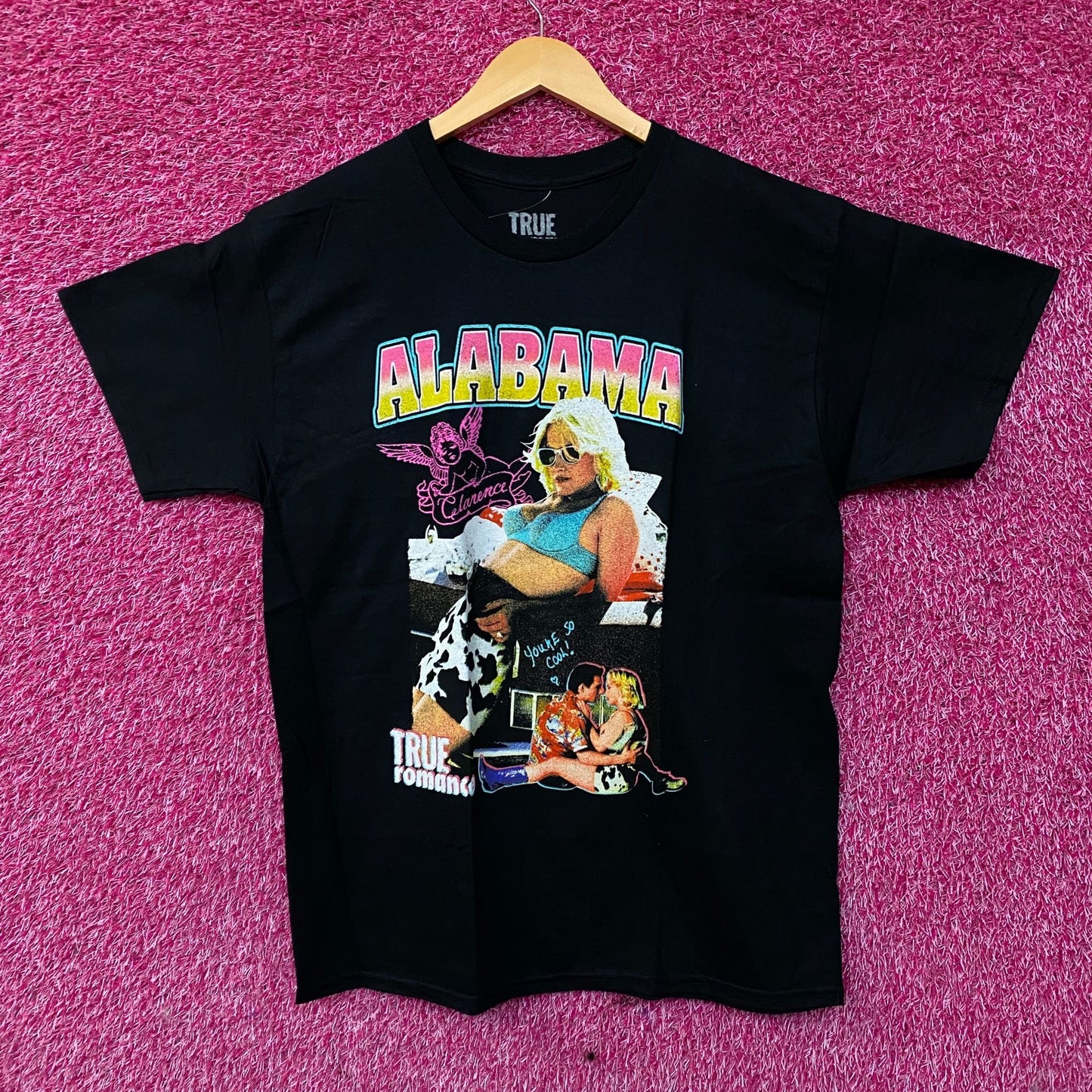 True Romance Alabama Clarence Tshirt size Large.