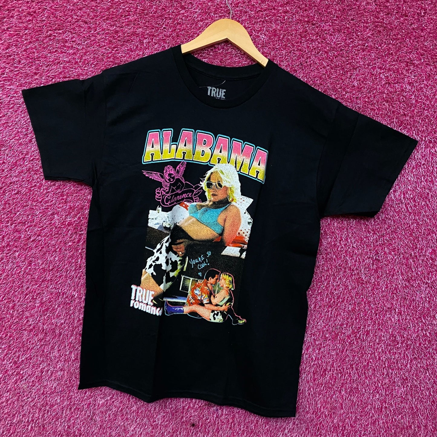 True Romance Alabama Clarence Tshirt size Large.