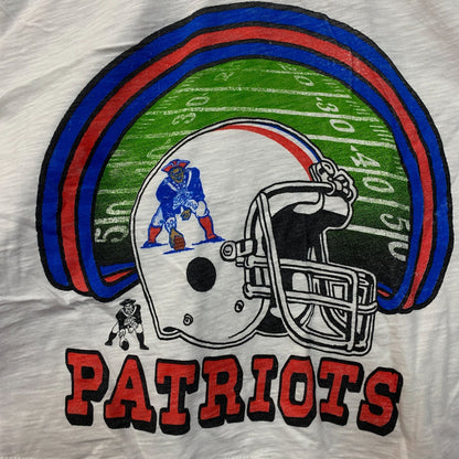 Junk Food Clothing NFL New England Patriots Game Time Women's Mock Neck Crop Tee XS