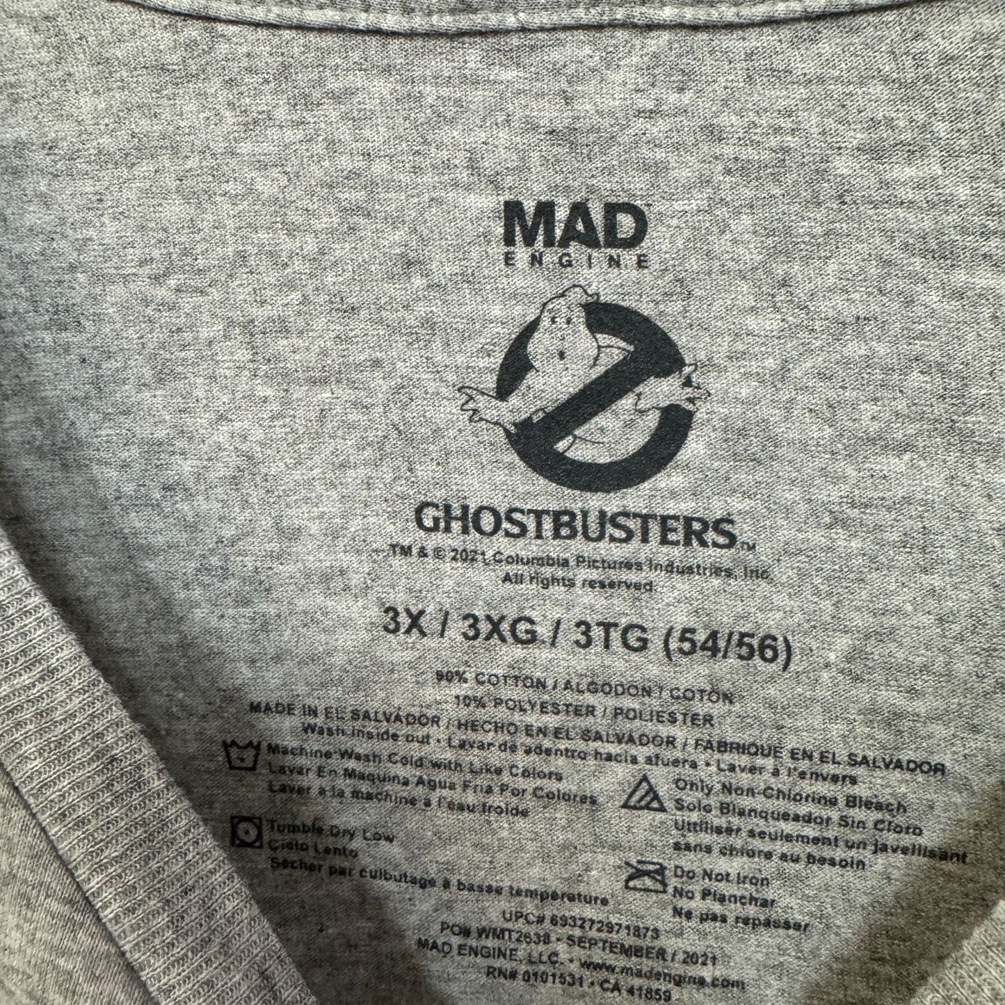 Ghostbusters price 3X.