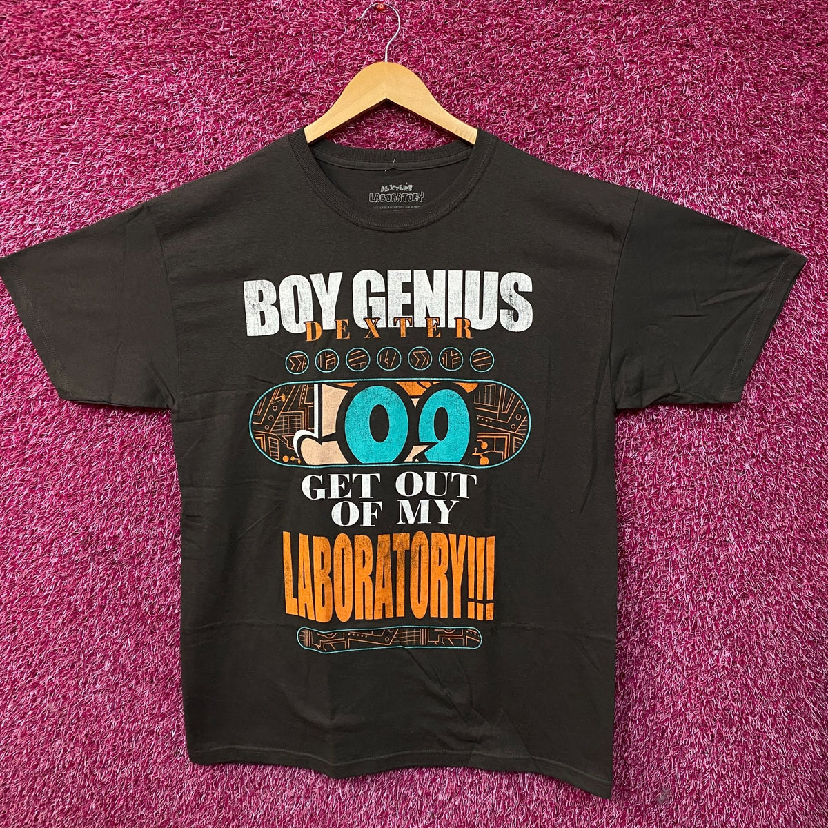 Cartoon Network Dexter's Laboratory Boy Genius Dexter T-Shirt Large