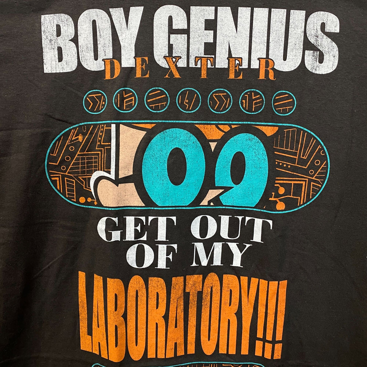 Cartoon Network Dexter's Laboratory Boy Genius Dexter T-Shirt Large