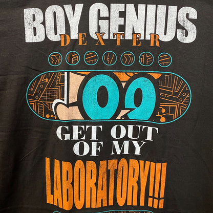 Cartoon Network Dexter's Laboratory Boy Genius Dexter T-Shirt Large