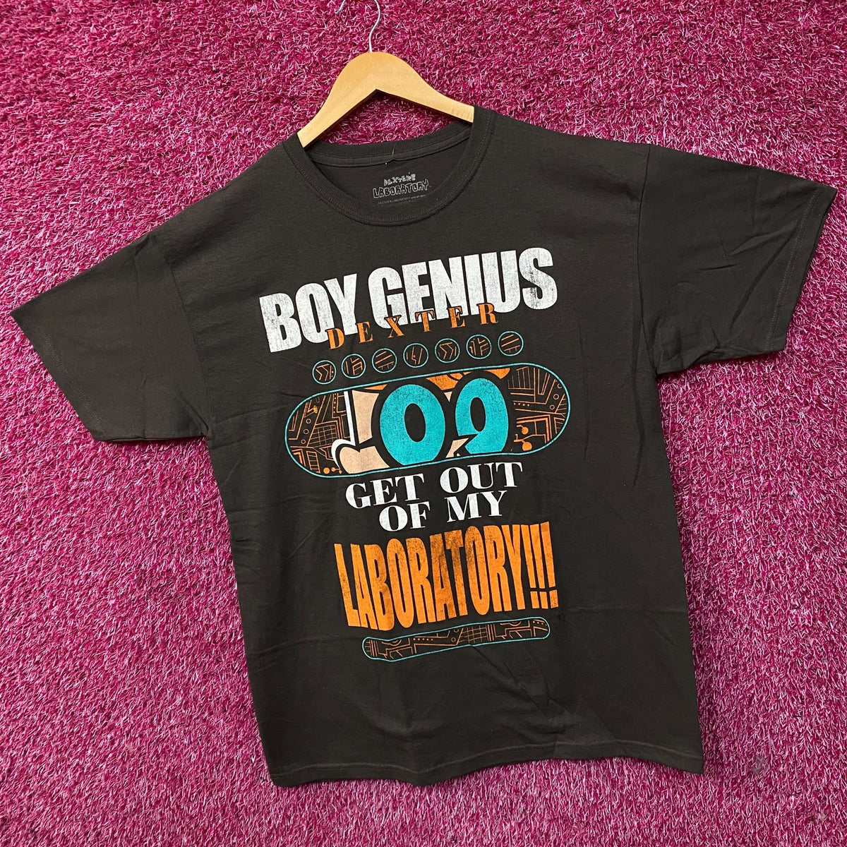 Cartoon Network Dexter's Laboratory Boy Genius Dexter T-Shirt Large