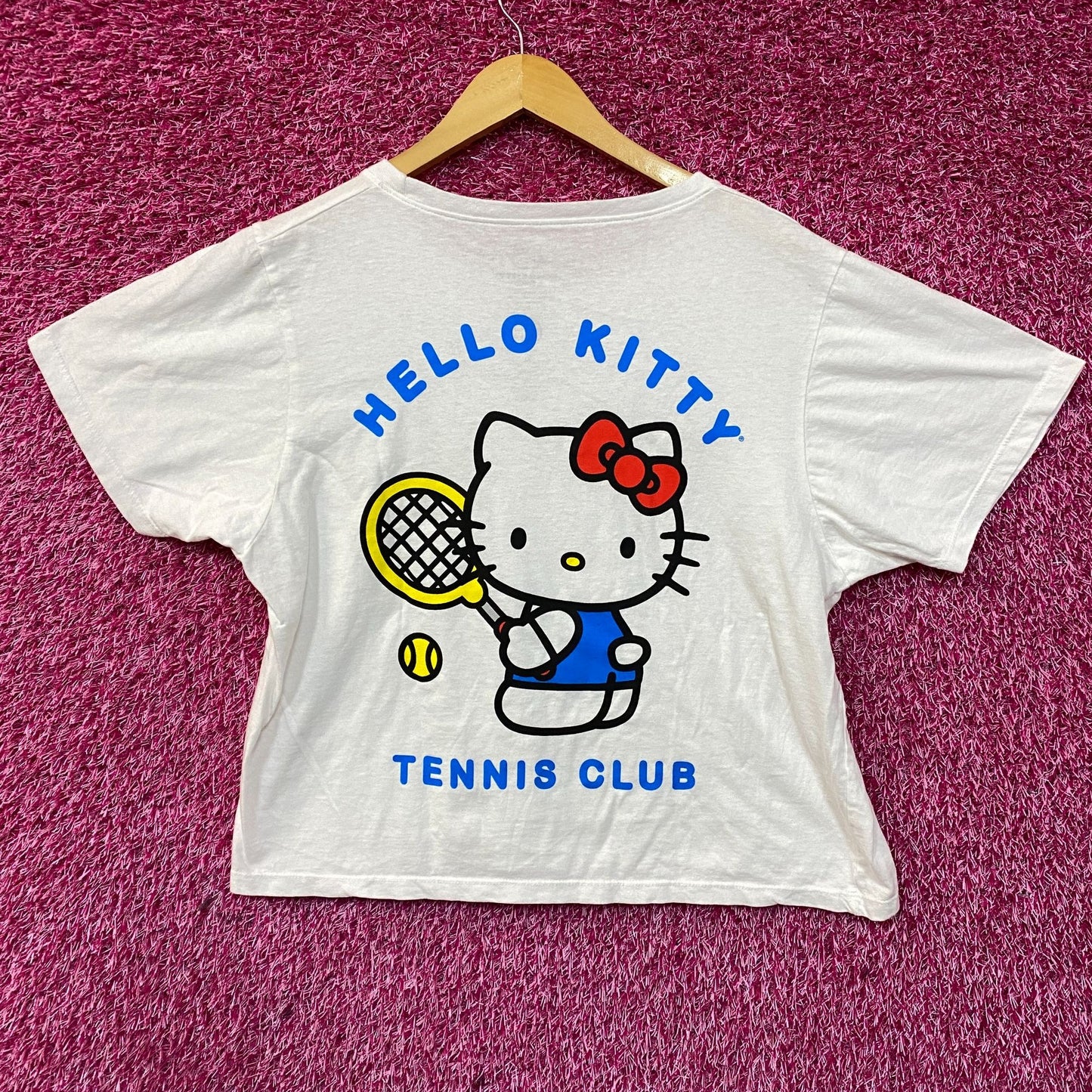 Sanrio Hello Kitty Tennis Club Cute Crop Top XL