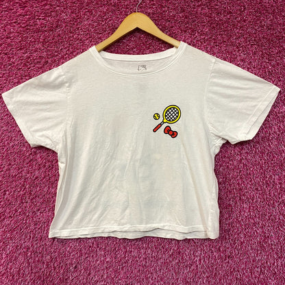 Sanrio Hello Kitty Tennis Club Cute Crop Top XL