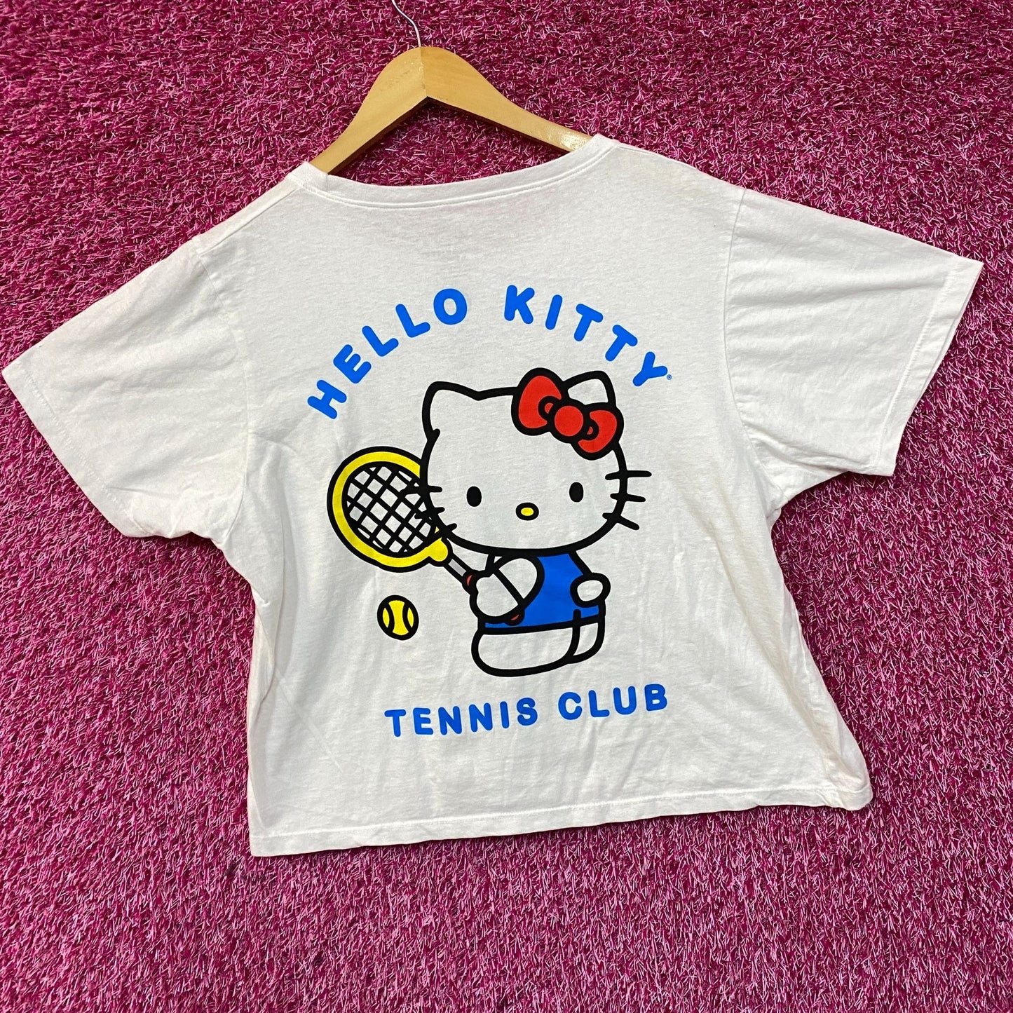 Sanrio Hello Kitty Tennis Club Cute Crop Top XL