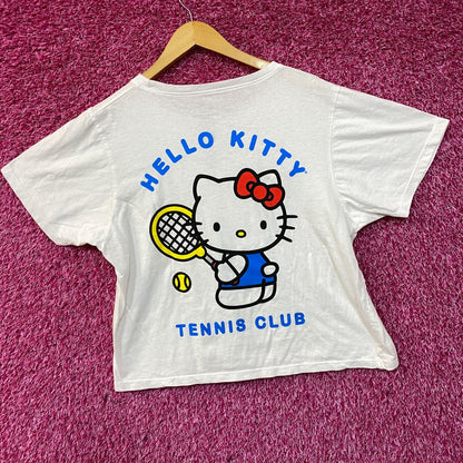 Sanrio Hello Kitty Tennis Club Cute Crop Top XL
