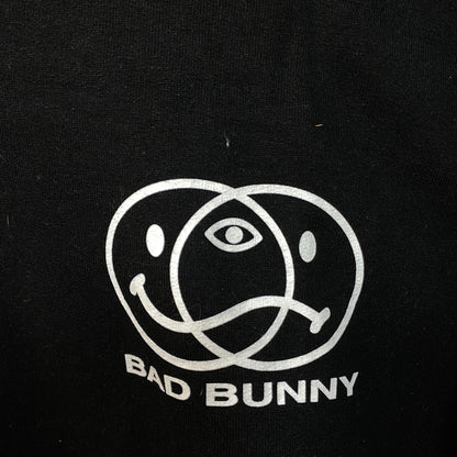 Bad Bunny Flames Hoodie Size Medium