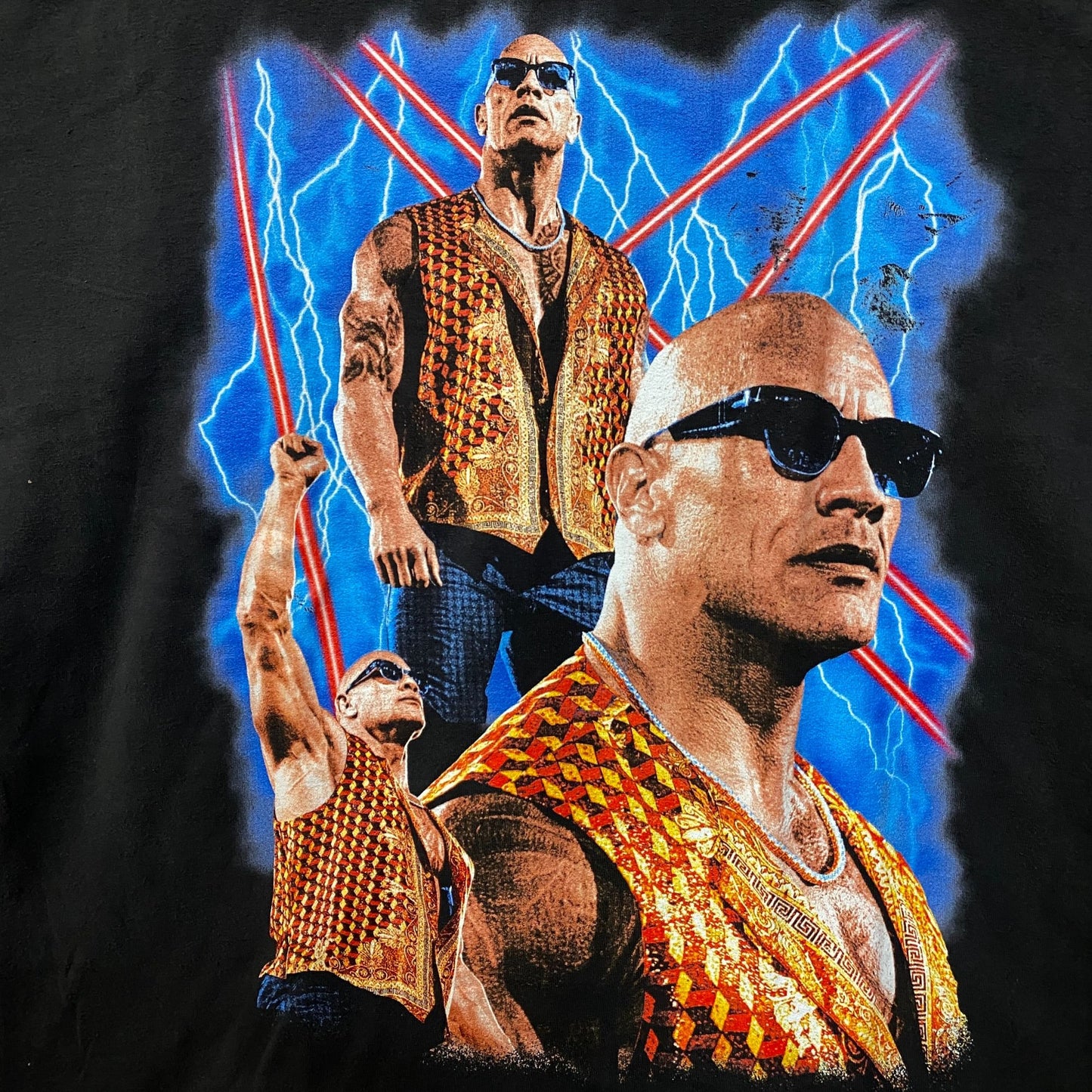 WWE The Rock Final Boss Graphic T-Shirt XL