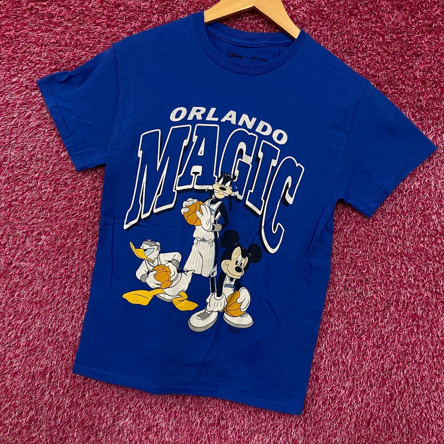 Junk Food Clothing Orlando Magic Disney Mickey Squad Graphic T-Shirt XS