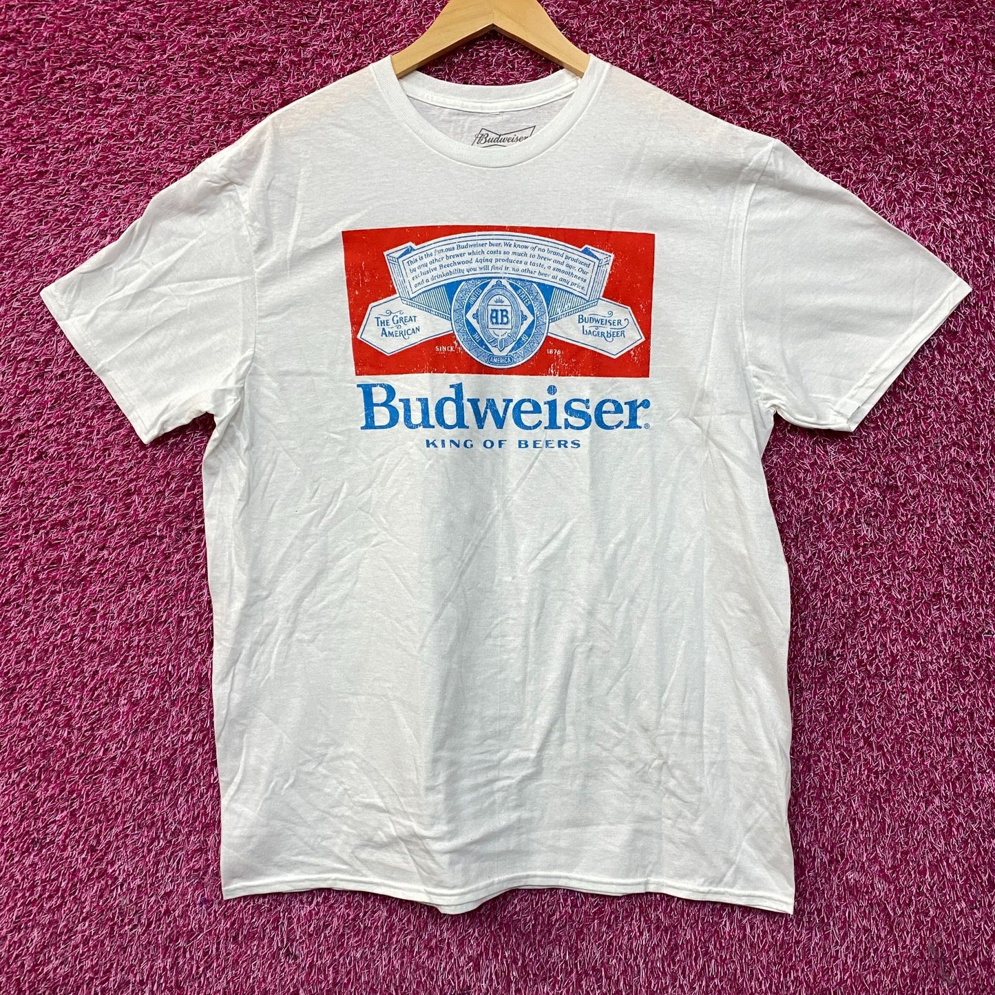 Budweiser King Of Beers Vintage Style T-Shirt XL