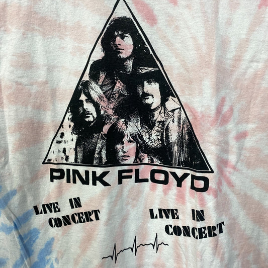 Pink Floyd Live In Concert Tie Dye T-Shirt Medium