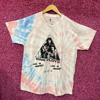 Pink Floyd Live In Concert Tie Dye T-Shirt Medium