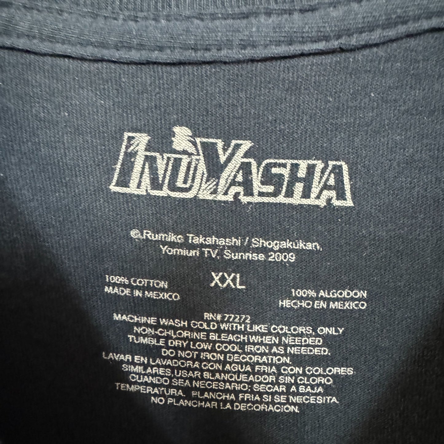 Inuyasha Sesshomaru Anime T-shirt size 2xl
