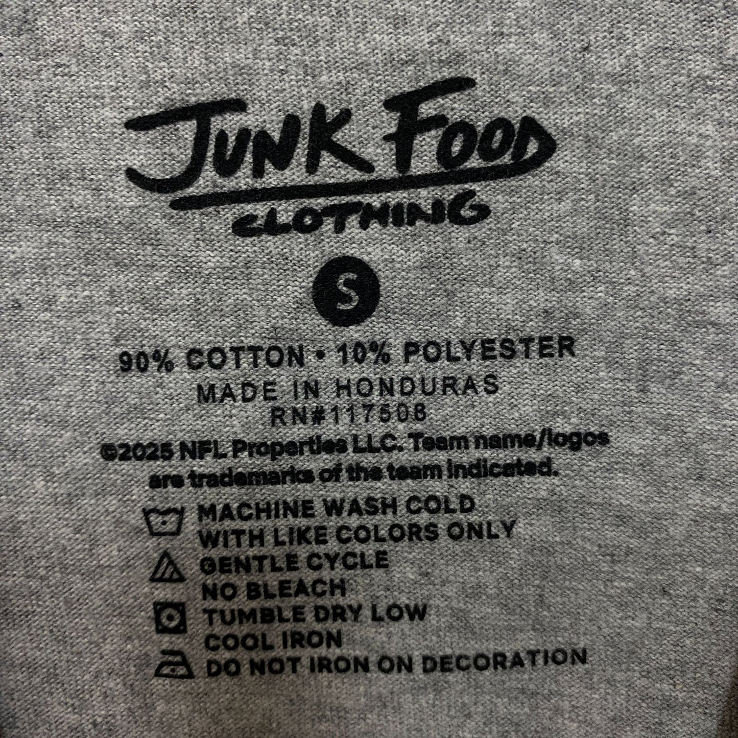 Junk Food Clothing NFL Pittsburgh Steelers Bootleg Flea Market Tee Small