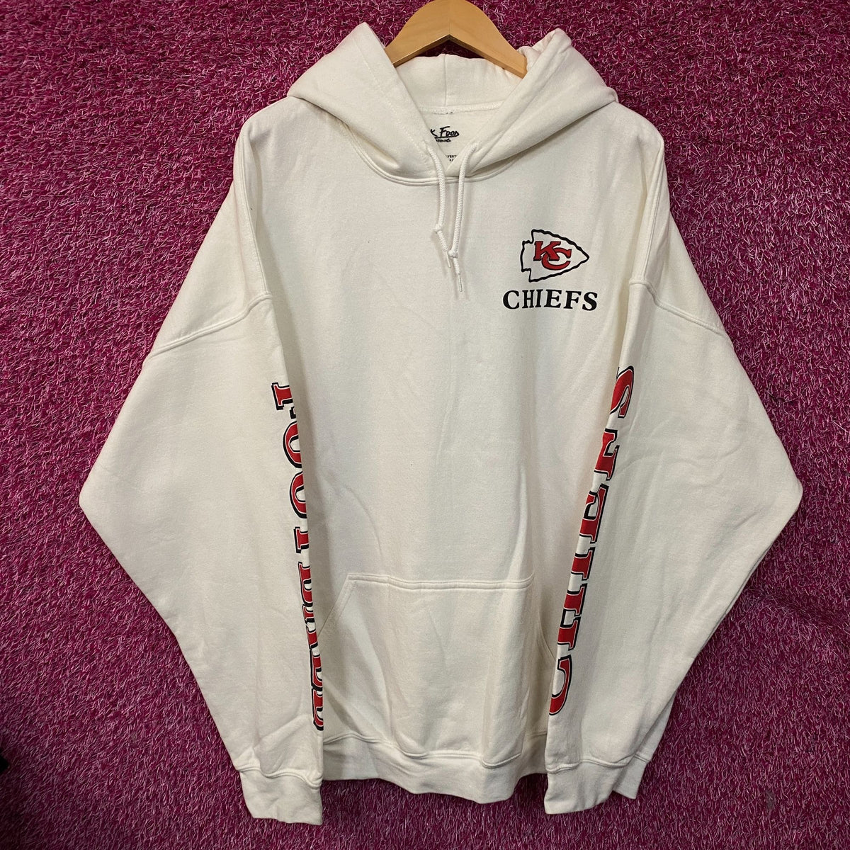 Junk Food Clothing Kansas City Chiefs White Hoodie size 2XL