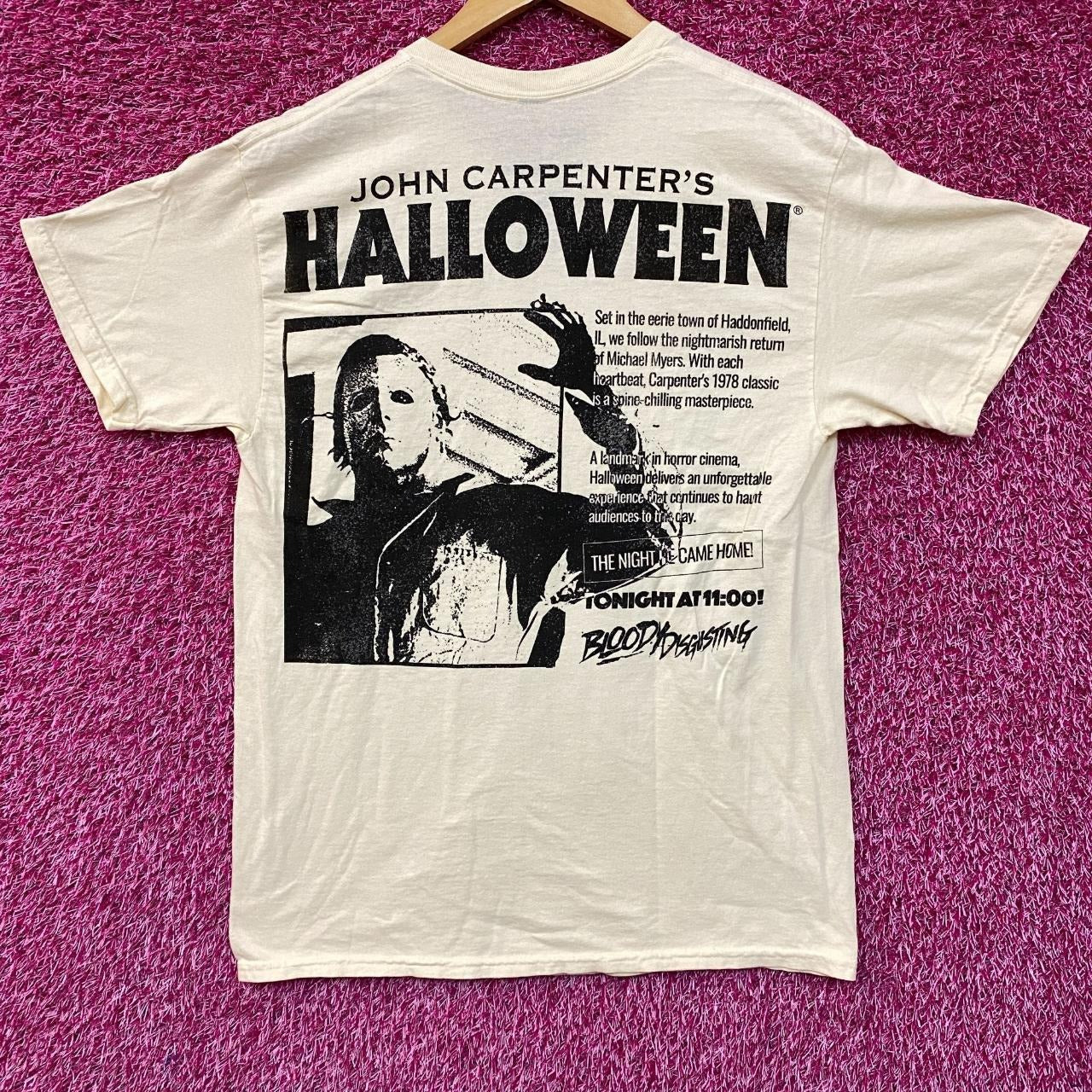 Bloody Disgusting x Michael Myers Double Sided Horror T-Shirt large