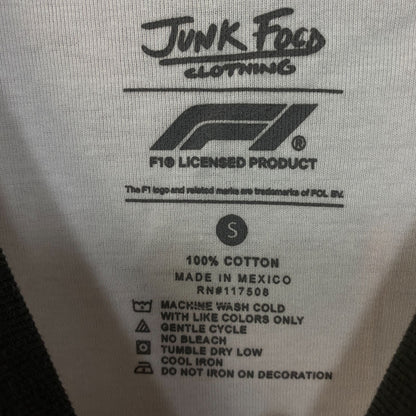 Junk Food Women's Formula 1 Finish Line Crop T-shirt Small