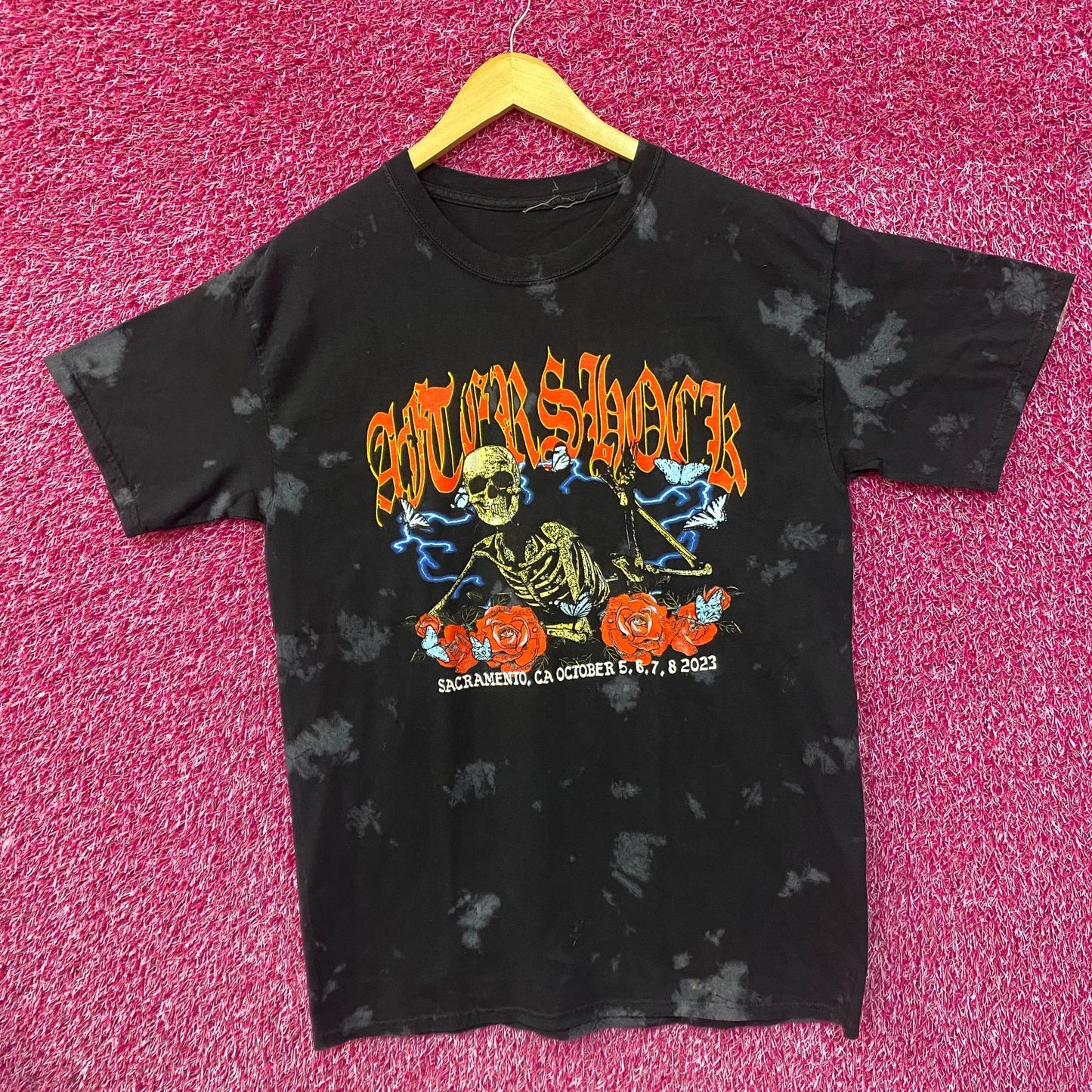 Aftershock Festival Sacramento 2023 Black T-Shirt L