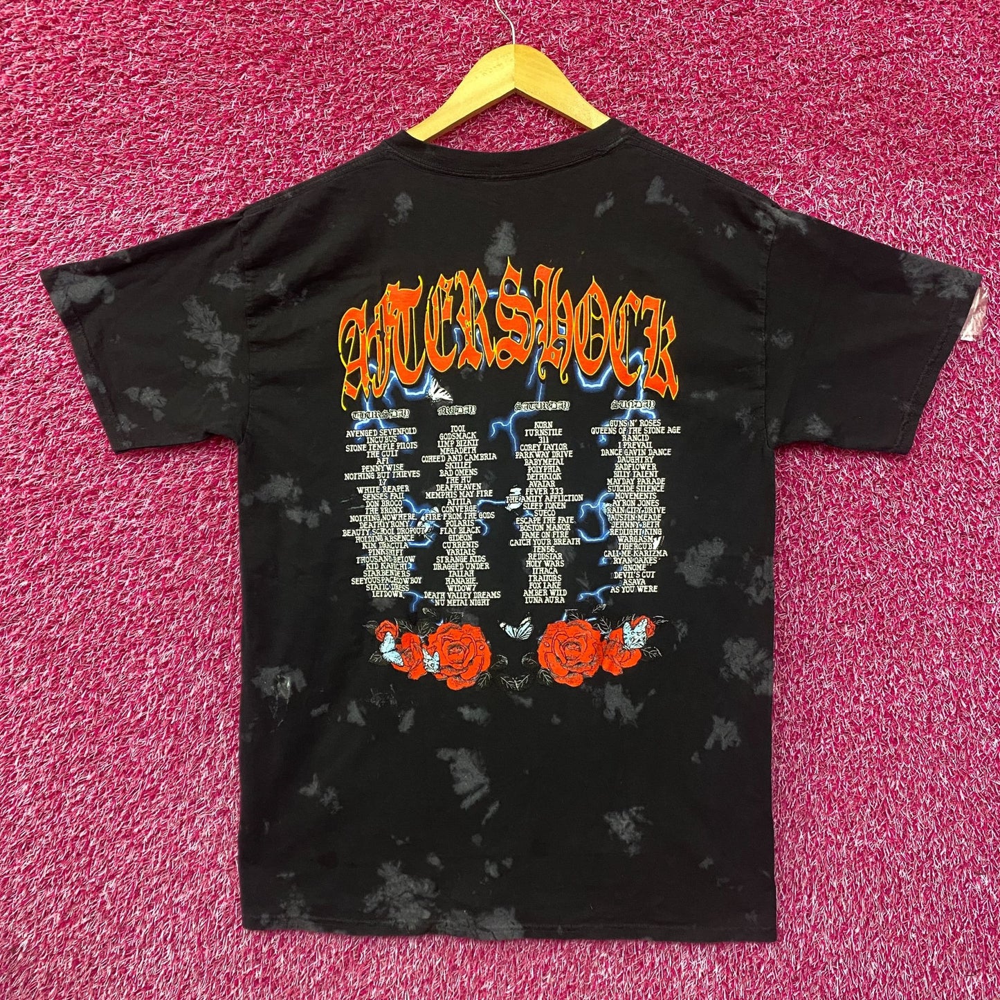 Aftershock Festival Sacramento 2023 Black T-Shirt L