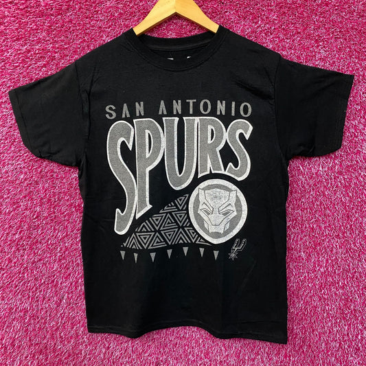 San Antonio Spurs x Marvel Black Panther Collaboration T-shirt Small