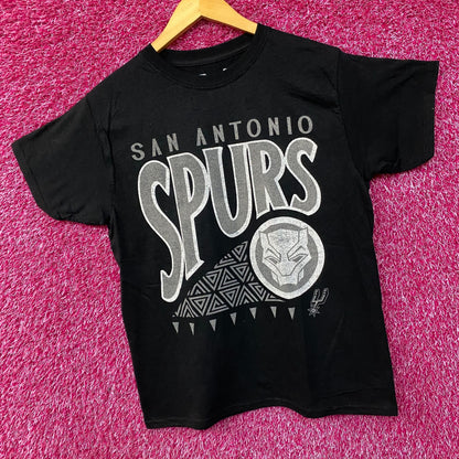 San Antonio Spurs x Marvel Black Panther Collaboration T-shirt Small