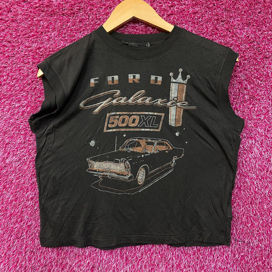 Junk Food Clothing Ford Galaxie 500 XL Vintage Style Graphic Women's Tissue Tank XS