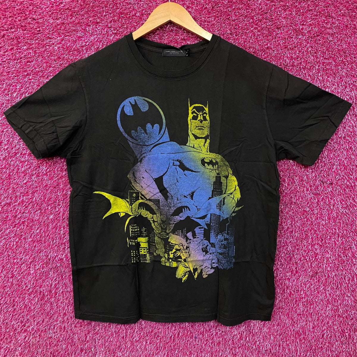 Junk Food Clothing BATMAN Gradient Retro Style Women's Tee XL